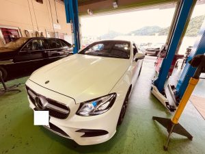 メルセデスベンツＥ２００クーペ車検整備