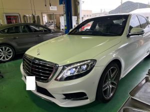 メルセデスベンツＳ３００Ｄハイブリット車検整備