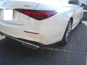 メルセデスベンツＳ５００ＬＷ２２３右後部事故修理
