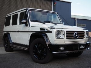 姫路市｜外車の板金・塗装、自動車整備・車検｜有限会社アサダＧ５５０ロング ４WD　デジーノアイボリーレザー