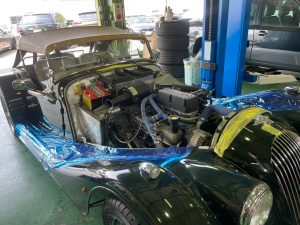 モーガン・プラス８オーバーヒート