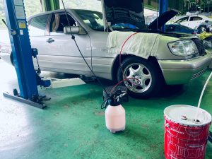 メルセデスベンツＳ５００ＬＷ１４０オートマチック作動不良修理+いろいろ