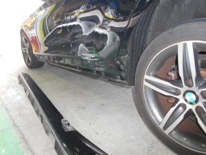 ＢＭＷ１１８Ｉ Ｆ２０左サイド事故修理
