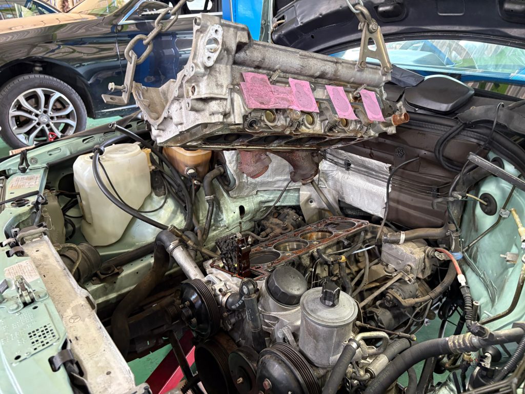 メルセデスベンツ２２０Ｅ Ｗ１２４レストア（メカニカル編）