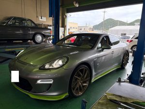 ポルシェパナメーラ９７０車検整備