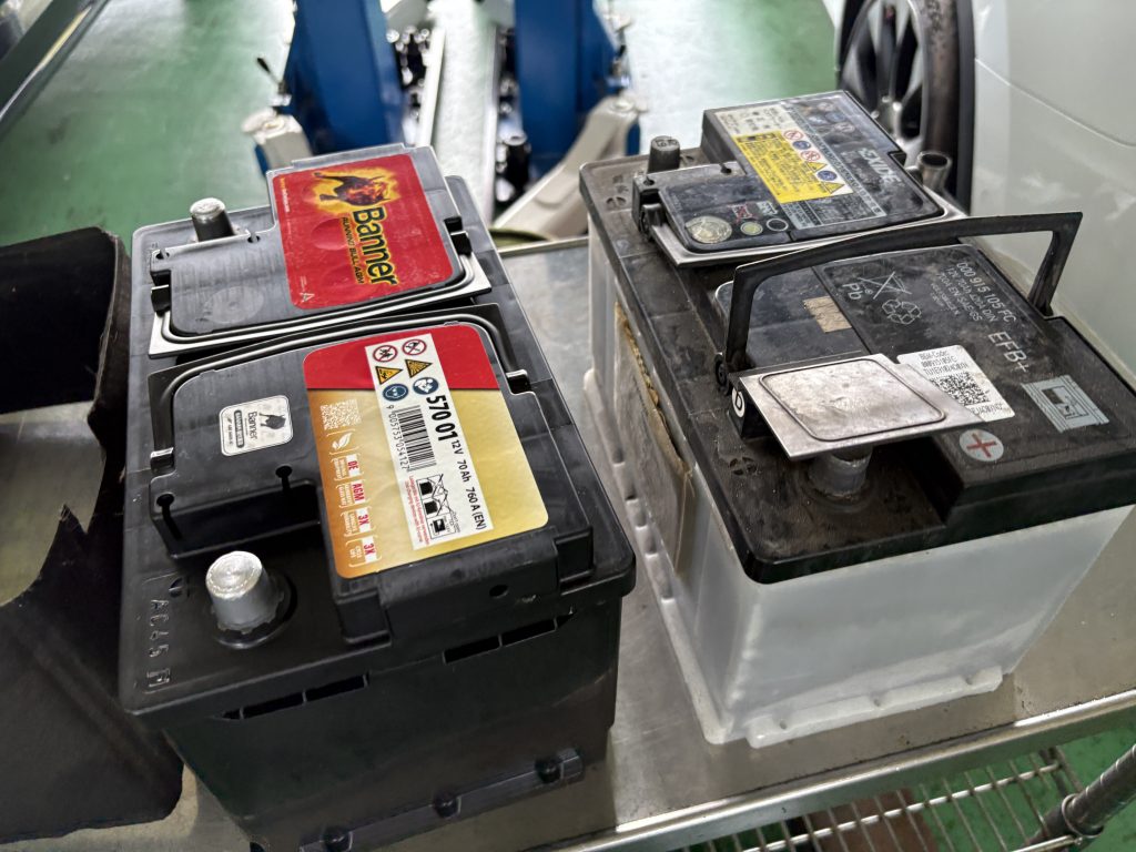 フォルクスワーゲントゥーランバッテリー交換