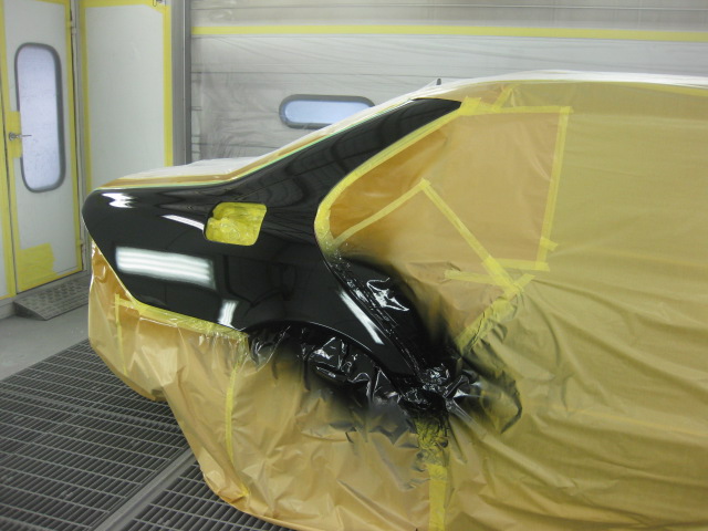 メルセデスベンツＳ３５０ Ｗ２２０右後部事故修理